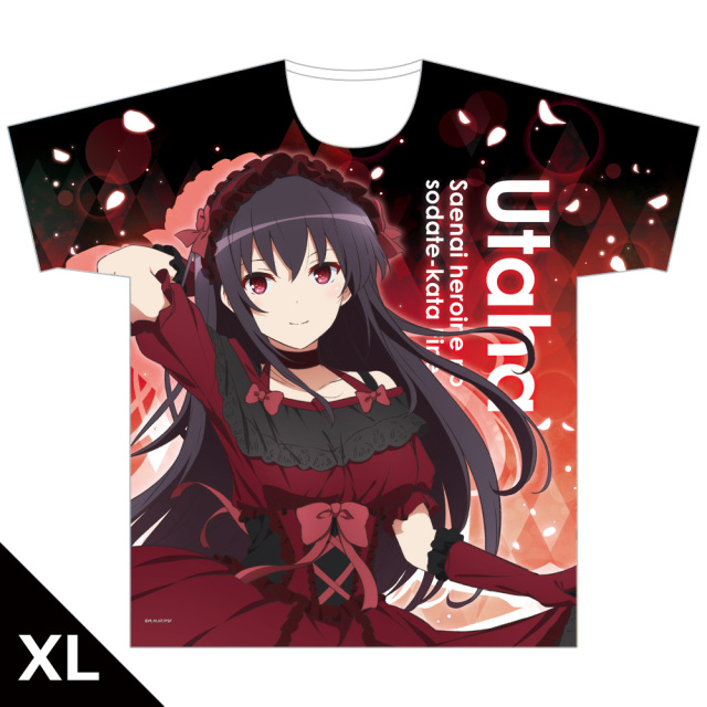 劇場版「冴えない彼女の育てかた Fine」 フルグラフィックTシャツ［霞ヶ丘詩羽］ XLサイズ【描き下ろし】