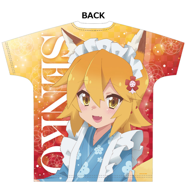世話やきキツネの仙狐さん フルグラフィックTシャツ［メイド仙狐さん