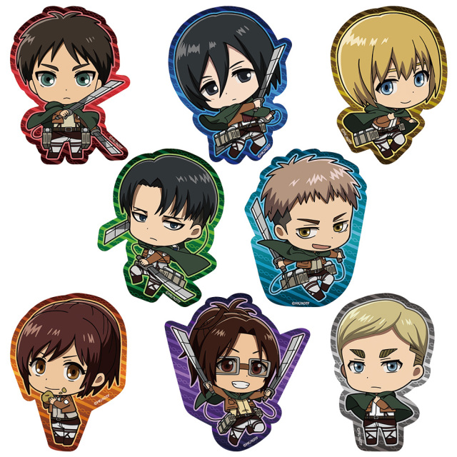 進撃の巨人 ダイカットハンドタオルコレクション Vol 1 Box