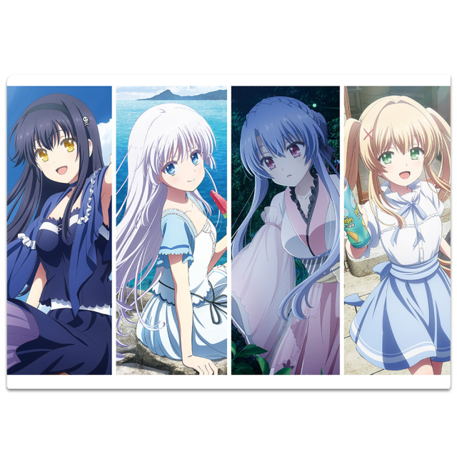 Summer Pockets サマポケ 劇場版 特典 小冊子 鴎 紬 蒼 しろは TVアニメ 『Summer Pockets』 クリアファイル しろは＆蒼＆鴎＆紬 vol.2
