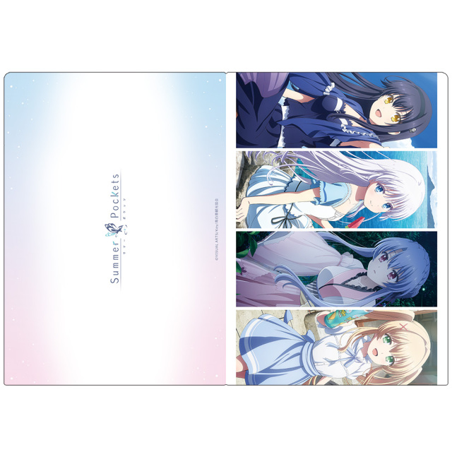 TVアニメ 『Summer Pockets』 クリアファイル しろは＆蒼＆鴎＆紬 vol.2