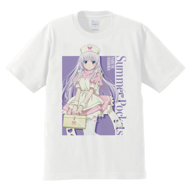 TVアニメ 『Summer Pockets』 Tシャツ 鳴瀬 しろは ナースメイドver. M