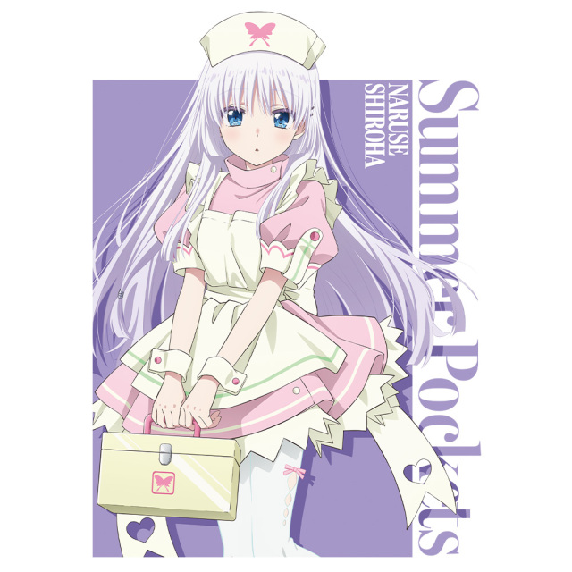 TVアニメ 『Summer Pockets』 Tシャツ 鳴瀬 しろは ナースメイドver. M