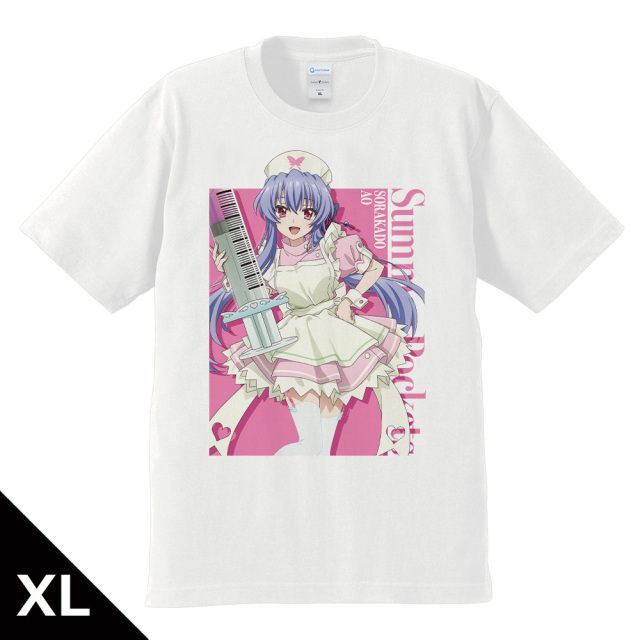 TVアニメ 『Summer Pockets』 Tシャツ 空門 蒼 ナースメイドver. XLサイズ 【描き下ろし】