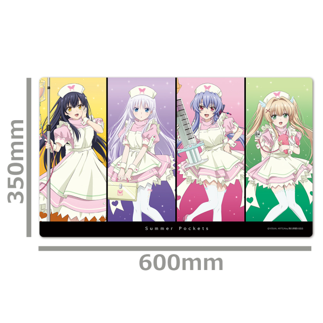 大判サイズ Summer Pockets プレイマット TVアニメ 『Summer Pockets』 キャラクターラバーマット しろは＆蒼