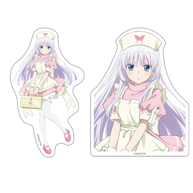 TVアニメ 『Summer Pockets』 ダイカットステッカーセット 鳴瀬 しろは ナースメイドver. 【描き下ろし】