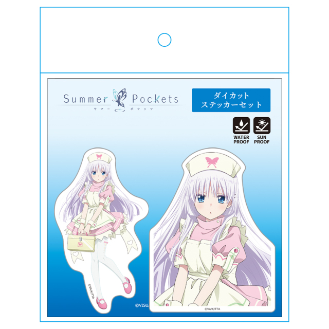TVアニメ 『Summer Pockets』 ダイカットステッカーセット 鳴瀬 しろは
