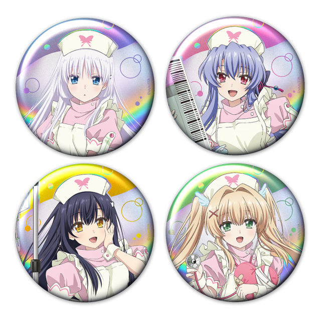 TVアニメ 『Summer Pockets』 ホログラム缶バッジ4個セット しろは＆蒼