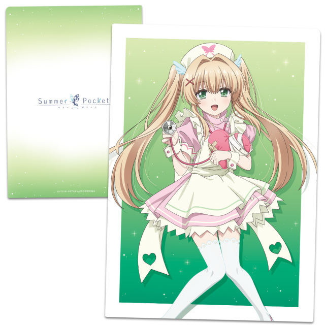 TVアニメ 『Summer Pockets』 クリアファイル 紬 ヴェンダース ナースメイドver. 【描き下ろし】