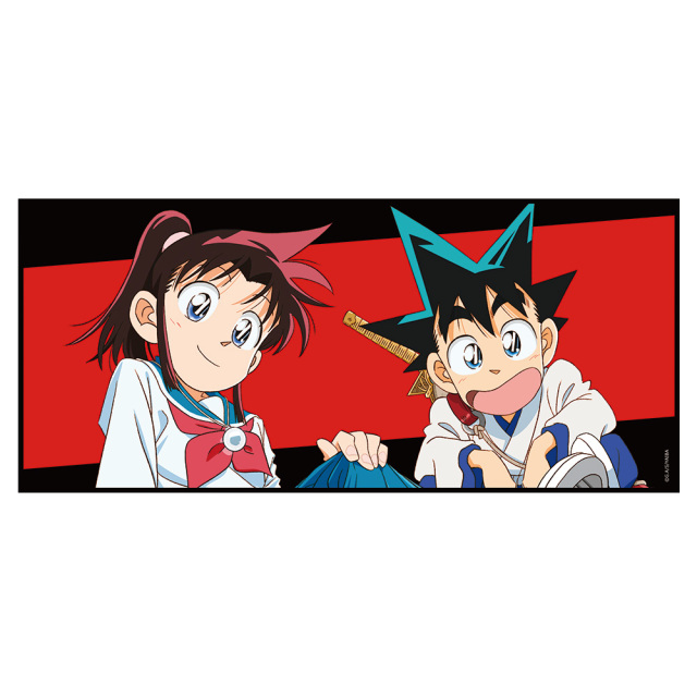 武*蔵様 はるまきごはん×いよわ おひるね缶バッジ (2個セット) 真・侍伝 YAIBA 缶バッジ付キャラクター大判タオル 刃&さやか