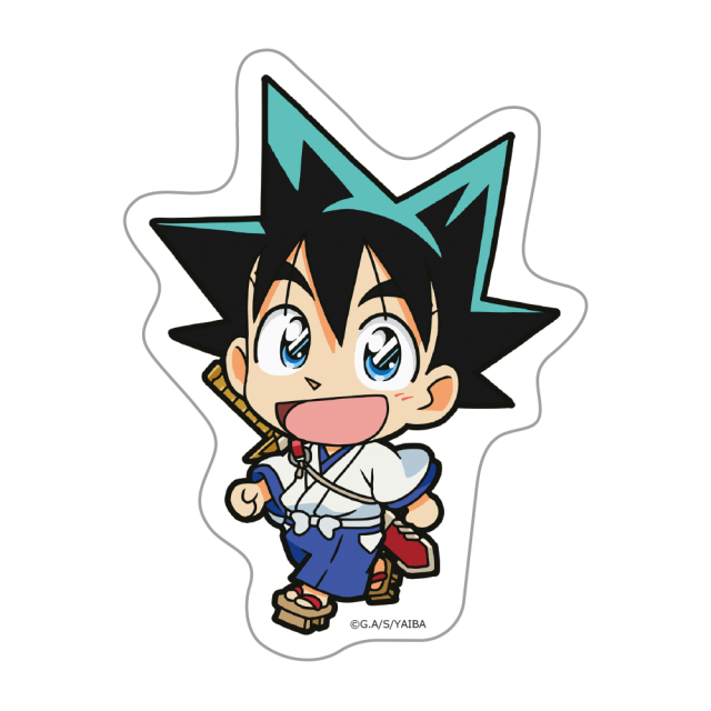 真・侍伝 YAIBA ついてっくダイカットステッカー 鉄 刃