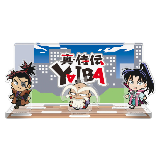 真・侍伝 YAIBA ついてっくアクリルジオラマ 武蔵&小次郎&十兵衛
