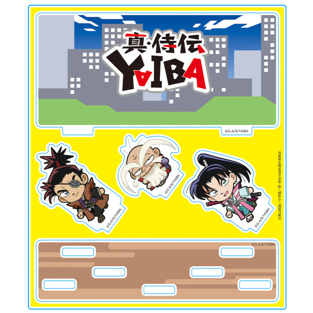 真・侍伝 YAIBA ついてっくアクリルジオラマ 武蔵&小次郎&十兵衛