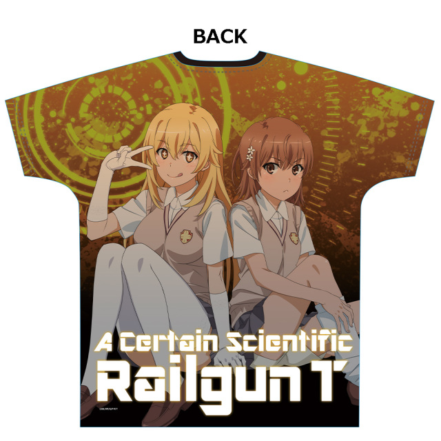 とある科学の超電磁砲T フルグラフィックTシャツ［御坂美琴＆食蜂操祈］