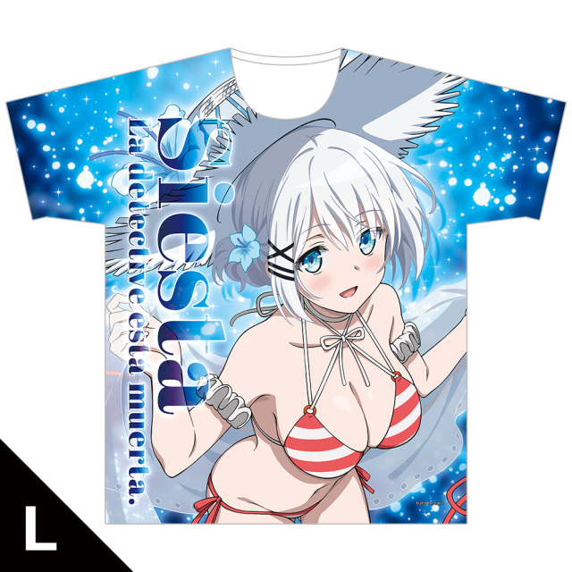 探偵はもう、死んでいる。 フルグラフィックTシャツ［シエスタ］ Lサイズ【描き下ろし】