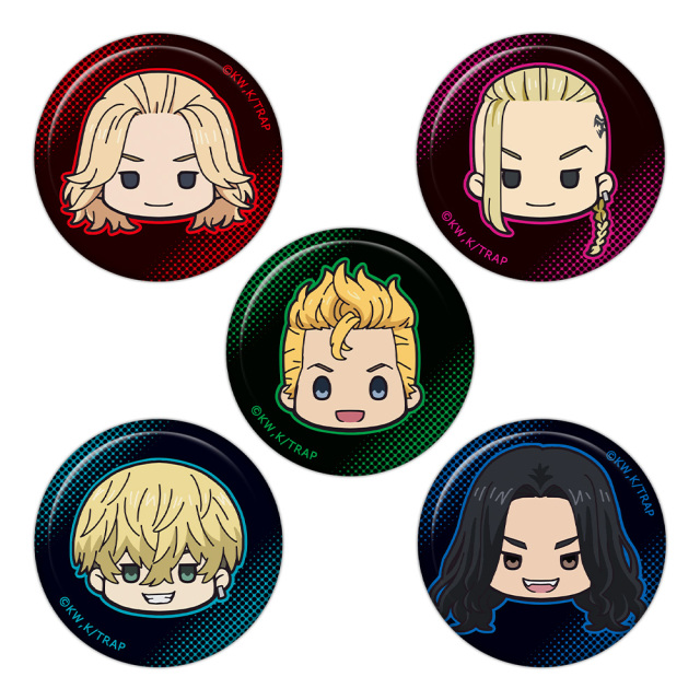 TVアニメ『東京リベンジャーズ』 ちゅるキャラミニ缶バッジ5個セット 