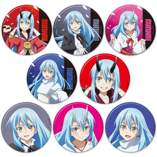 転生したらスライムだった件 トレーディング缶バッジ （1pcs）全8種