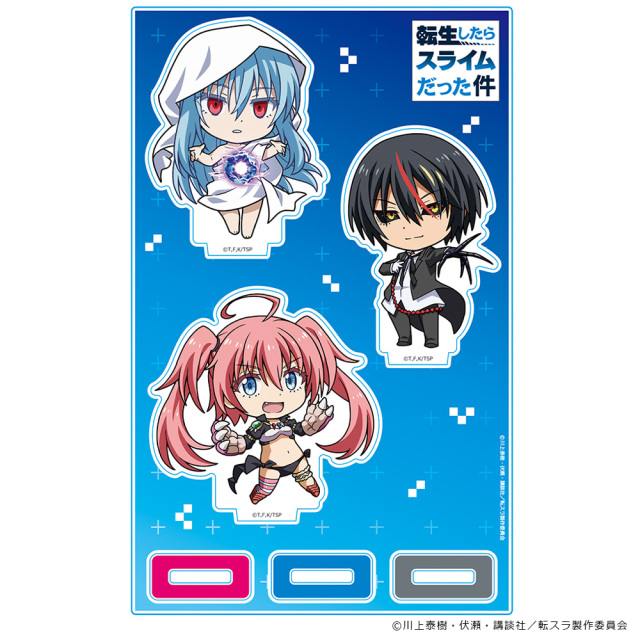転生したらスライムだった件 アクリルキャラスタンド ラファエル&ディアブロ&ミリム デフォルメキャラ