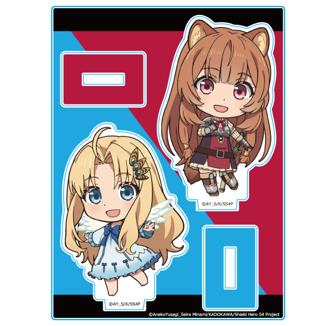 TVアニメ『盾の勇者の成り上がり Season 4』 アクリルキャラスタンド ラフタリア&フィーロ