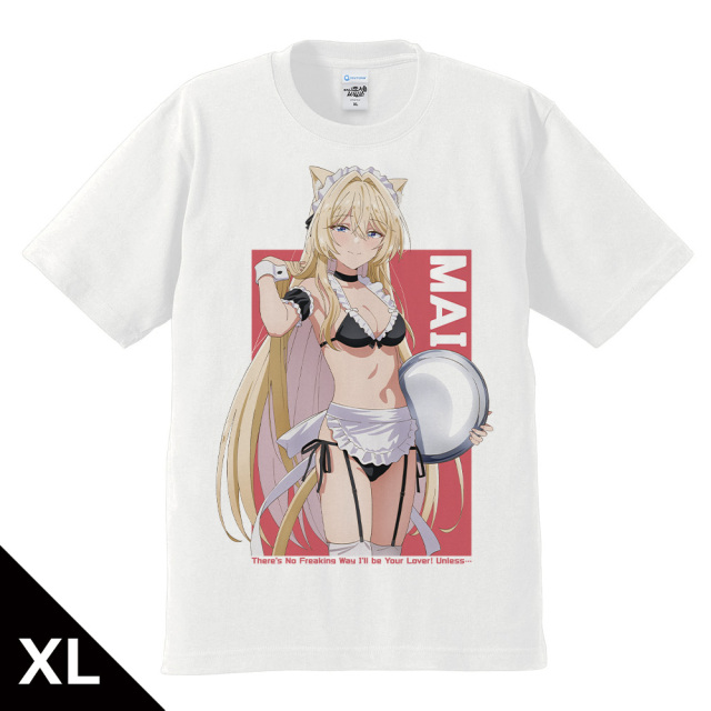 わたしが恋人になれるわけないじゃん、ムリムリ!（※ムリじゃなかった!?） Tシャツ 王塚 真唯 猫耳水着メイドver.XLサイズ【描き下ろし】