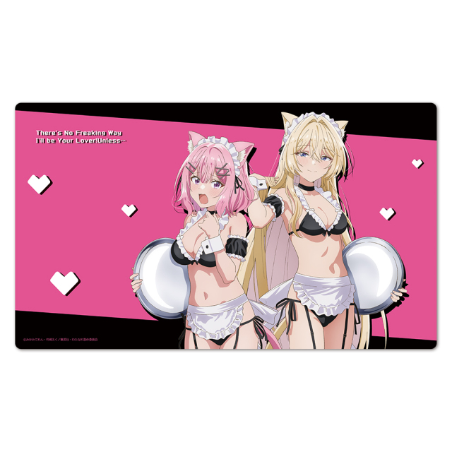 わたしが恋人になれるわけないじゃん、ムリムリ!（※ムリじゃなかった!?） キャラクターラバーマット れな子&真唯 猫耳水着メイドver.【描き下ろし】