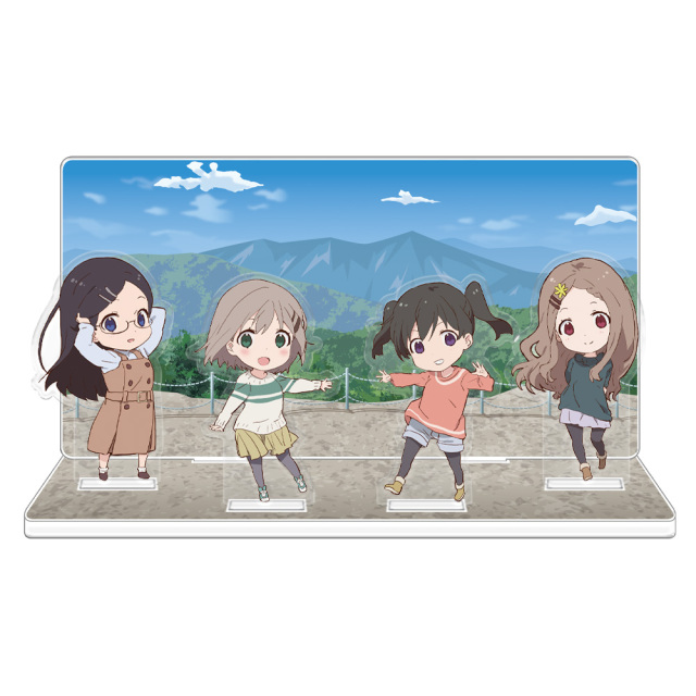 ヤマノススメ Next Summit アクリルジオラマ[あおい＆ひなた＆かえで＆ここな]