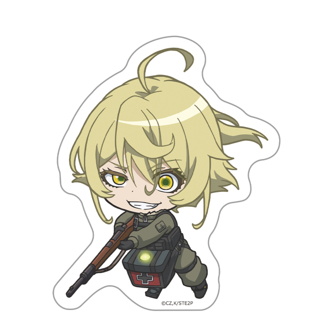 幼女戦記 ダイカットステッカー にやりターニャ