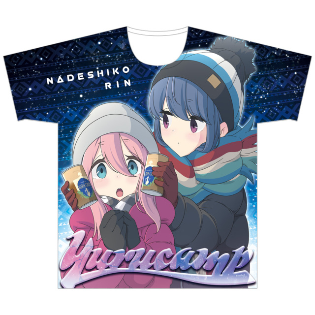 映画『ゆるキャン△』 フルグラフィックTシャツ［なでしこ＆志摩リン