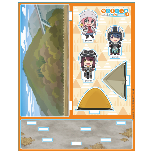 ゆるキャン　アクリルアートプレート＋α ゆるキャン アクリルアートプレート : らしんばん通販 Yahoo!店