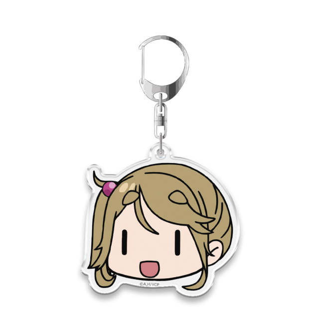 ゆるキャン△ 顔スタンプキーホルダー 犬山あおい