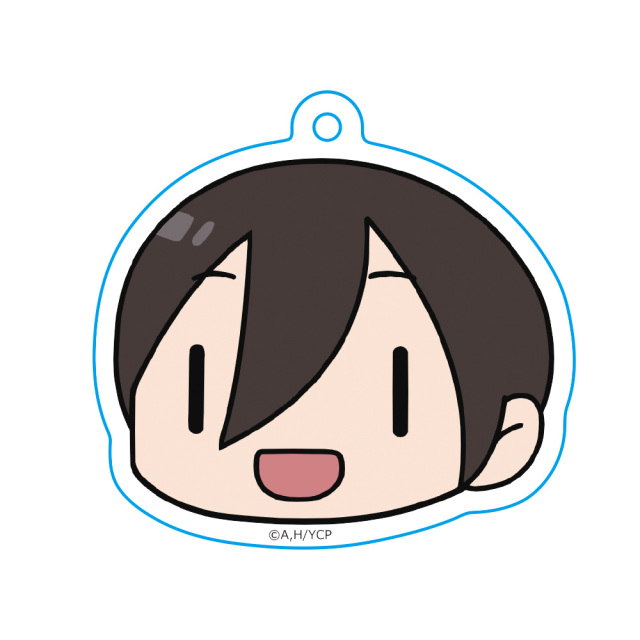 ゆるキャン△　顔スタンプキーホルダー 斉藤恵那