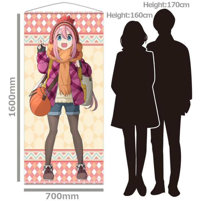 ゆるキャン△ ほぼ等身大タペストリー ［各務原なでしこ］【描き下ろし】