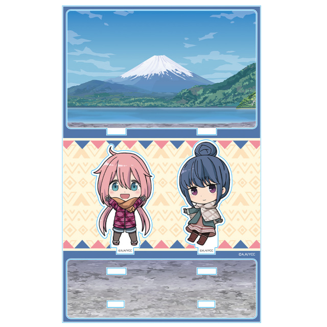 ゆるキャン△ アクリルジオラマA[なでしこ＆リン]