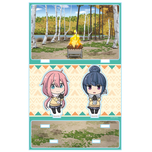 ゆるキャン△ キャラ福くじB賞　ジオラマアクリルスタンド ゆるキャン△ アクリルジオラマB[なでしこ＆リン]