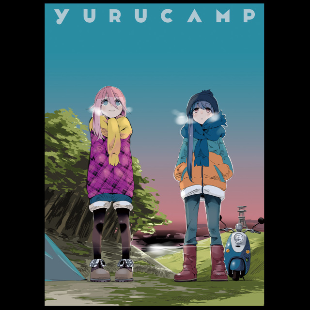 ゆるキャン△ TシャツD［なでしこ＆リン］ Mサイズ
