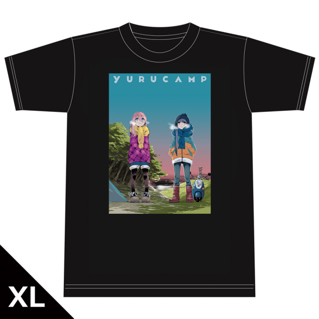 ゆるキャン△カー Tシャツ 桜＆なでしこ＆リン Ver2.0 [『ゆる