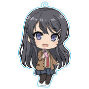 青春ブタ野郎はバニーガール先輩の夢を見ない　ぷにこれ！キーホルダー 桜島麻衣 制服ver.