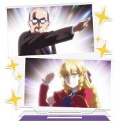TVアニメ『悪役令嬢転生おじさん』 アクリルキャラスタンド グレイス＆憲三郎 場面写ver.2