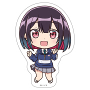 ばっどがーる ダイカットステッカー 優谷優 デフォルメver.