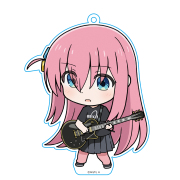 ぼっち・ざ・ろっく！ ぷにこれ！キーホルダー(スタンド付) 後藤ひとり バンドTシャツVer.