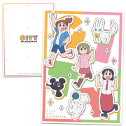 TVアニメ『CITY THE ANIMATION』 クリアファイル 南雲美鳥＆にーくら＆泉わこ＆マカベェ＆みみねこ＆神様