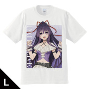 デート・ア・ライブV Tシャツ 夜刀神十香  ゴシックパンク ホワイトver. Lサイズ 【描き下ろし】