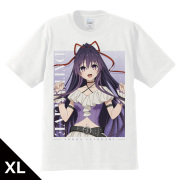デート・ア・ライブV Tシャツ 夜刀神十香  ゴシックパンク ホワイトver. XLサイズ 【描き下ろし】
