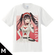 デート・ア・ライブV Tシャツ 時崎狂三  ゴシックパンク ホワイトver. Mサイズ 【描き下ろし】