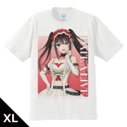 デート・ア・ライブV Tシャツ 時崎狂三  ゴシックパンク ホワイトver. XLサイズ 【描き下ろし】