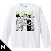 Ｄｒ．ＳＴＯＮＥ リブ付ロングスリーブTシャツ 千空&ゲン&龍水&クロム&羽京 Mサイズ