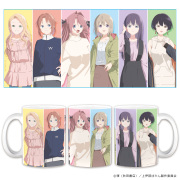 TVアニメ「上伊那ぼたん、酔へる姿は百合の花」 マグカップ 集合ver.