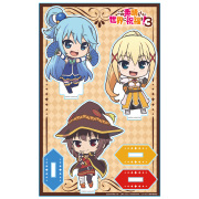 この素晴らしい世界に祝福を！３ アクリルキャラスタンドB［ダクネス＆アクア＆めぐみん］