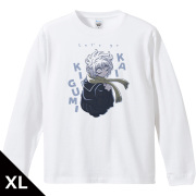 レッツゴー怪奇組 リブ付ロングスリーブTシャツ メチャ子 XLサイズ