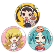 <物語>シリーズ 缶バッジ3個セット